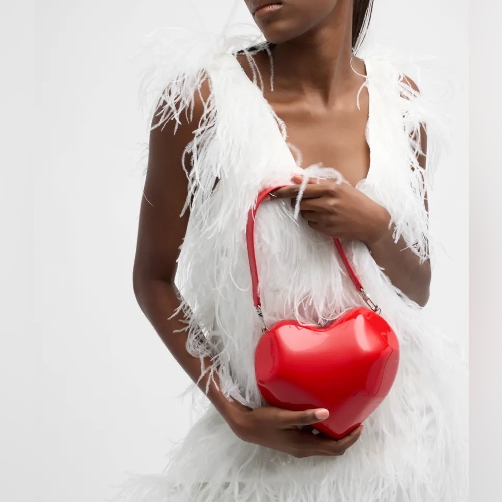 Simon Miller acrylic heart bag- limited edition red